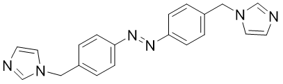 1,1′-[(1E) -1,2-二氮二基双(4,1-苯基烯丙基)]双[1H- 咪唑]